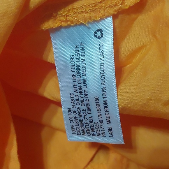 NWT a new day orange dress size large with smocked and cut out back - Picture 8 of 11